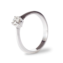 anillos de compromiso en donostia. solitario con diamante